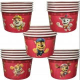 Set 5 boluri carton Paw Patrol 11,5 x 6,8 cm , boluri petrecere copii, ideale pentru gustari E i dulciuri