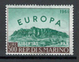 San Marino 1961 Mi 700 - Europa, Nestampilat