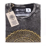 Cumpara ieftin Tricou Stone Wash - Mandala - Gri
