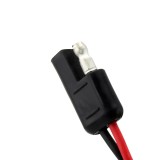 Cablu cu conector TAXI RP PAS 8 mm 14AWG (+ DEZIZ) rosu
