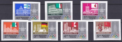 DB1 Preolimpiada Moscova 1979 Ungaria 7 v. NDT MNH foto