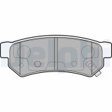 Placute frana Chevrolet Spark (M300), 1.0, 1.0 LPG, 1.2, punte spate, cu indicator uzura acustic, DELPHI
