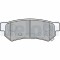 Placute frana Chevrolet Spark (M300), 1.0, 1.0 LPG, 1.2, punte spate, cu indicator uzura acustic, DELPHI