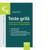 Teste grila pentru concursurile nationale de recrutare in functia publica - Silviea Cretu