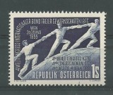 AUSTRIA 1955 - EVENIMENTE , CONGRES IBFG TIMBRU NESTAMPILAT