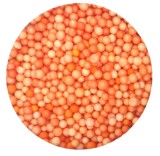 Bilute polistiren pentu activitati crafts,portocaliu,6-8mm,10 grame