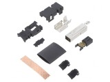 Conector Mini I/O Type 1 D Mufă Mamă 8 Pin Aurit, TE Connectivity
