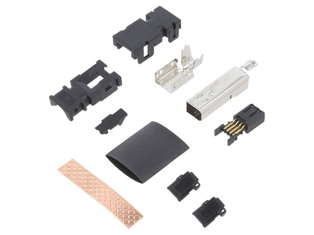 Conector Mini I/O Type 1 D Mufă Mamă 8 Pin Aurit
