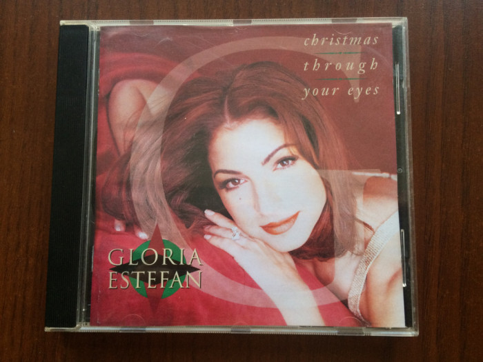 gloria estefan christmas through your eyes 1993 cd disc muzica pop sarbatori