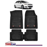 Covorase Auto TeamCar&reg; Tip Tavita Compatibile Citroen C4 II (2010-2020) Negru Material Rezistent, Cauciuc