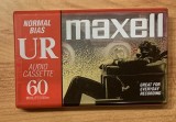 Caseta audio Maxell Normal Bias UR 60. Noua