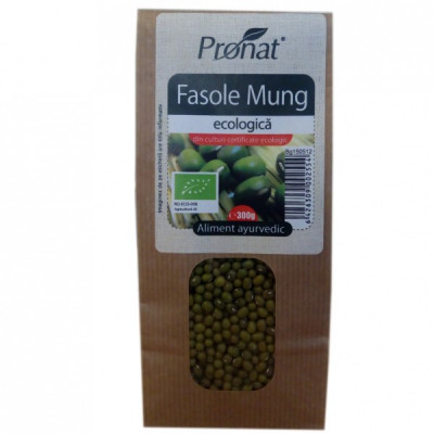 Fasole Mung Bio Pronat 300gr foto