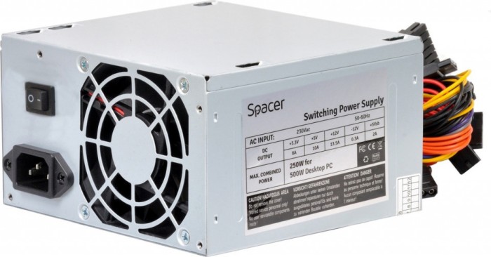 Sursa Spacer 500 (250W for 500W Desktop PC) &quot;SPS-ATX-500&quot;