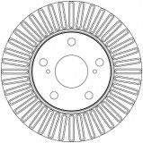 Disc frana fata TRW DF4808