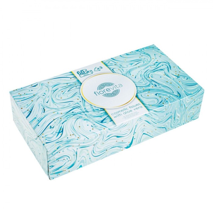 șervețele Hartie Fiorevita, 3 Straturi, Aloe Vera, Alb, Set 60 Bucăți