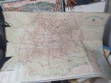 Republica Populară Rom&icirc;nă Rom&acirc;nă Rom&acirc;nia, hartă Turistică, Oficiul Național de Turism, Direcția Topografică Militară 1960, 013