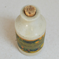 Lemon soda recipient ceramic