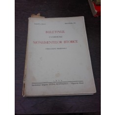 Buletinul Comisiunii Monumentelor istorice, iulie septembrie 1934