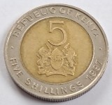 Kenya, 5 Shillings 1997