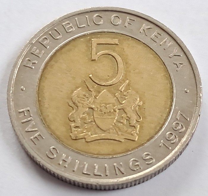 Kenya, 5 Shillings 1997