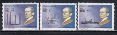 Somalia 2002 - G. Marconi, inventator, serie neuzata foto