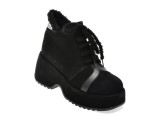 Ghete EPICA negre, 3701239, din piele intoarsa