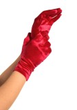 Manusi Satin Gloves - rosu S/L, Leg Avenue