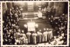 HST M132 Poză slujbă religioasă cu 7 preoți Rom&acirc;nia interbelică