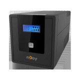 Cumpara ieftin UPS nJoy Cadu 1000, 1000VA/600W, Afisaj LCD cu ecran tactil,