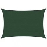 Cumpara ieftin Parasolar, verde inchis, 3x4,5 m, HDPE, 160 g/m&sup2;