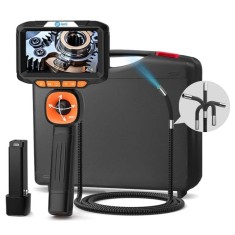 Camera Inspectie Auto Industriala iUni VSP50 PRO, Rotativa 720&deg;, Control Joystick, Ecran IPS 5", Lungime Cablu 1M, 1080P, 6 LED-uri ajustabile, Lentil