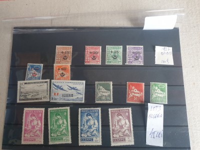 Lot 3 timbre algeria nestampilate mnh foto