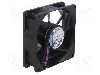 Ventilator 80x80x25mm, 8...15V DC, EBM-PAPST - 8412N