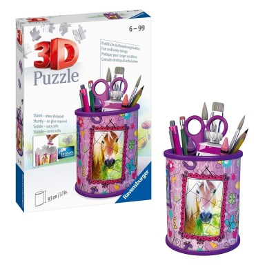 Ravensburger - Puzzle 3D suport pixuri calut 54 piese foto