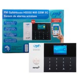 Cumpara ieftin Aproape nou: Sistem de alarma wireless PNI SafeHouse HS550 Wifi GSM 3G cu monitoriz