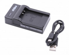 Vhbw micro usb-akku-ladegerat passend pentru olympus li-70b u.a., , foto