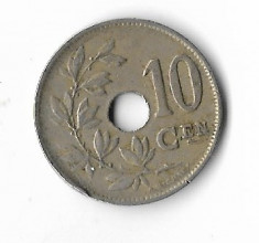 Moneda 10 centimes 1929 - Belgia (Belgie) foto