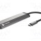 Hub USB NATEC HDMI, 2x USB A, USB C, 4K, Power Delivery 3.0, 5Gbps, gri