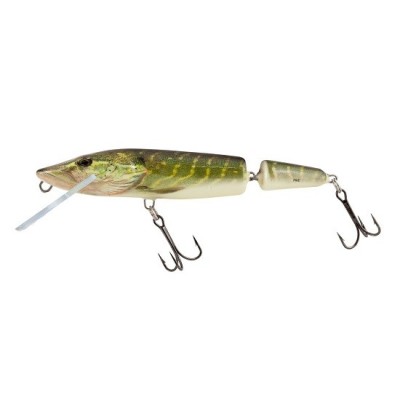 Vobler Salmo Pike Jointed Floating, Real Pike, 13cm, 21g foto