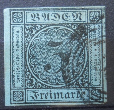 GERMANIA BADEN 1853 foto