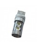 Led Auto Alb W21/5W, T20, 50W Canbus cu Leduri CREE, Xenon Bright