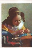 FA95 -Carte Postala- ITALIA - J. Vermeer, The lace maker , necirculata