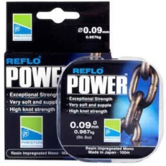 Fir Monofilament Preston Reflo Power, 0.15mm, 2.68kg, 100m
