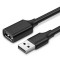 CABLU USB Ugreen prelungitor, &quot;US103&quot; USB 2.0 (M) la USB 2.0(T), 1 m, negru, &quot;10314&quot;