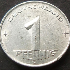 Moneda 1 PFENNIG RDG - GERMANIA DEMOCRATA, anul 1952 *cod 447