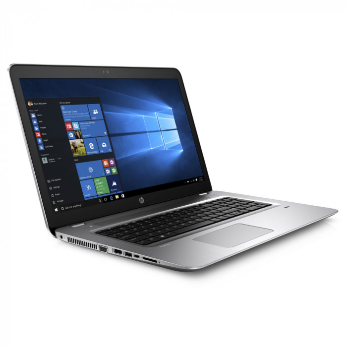 Laptop refurbished HP PROBOOK 470 G4, Procesor I5 7200U, Memorie RAM 8 GB, SSD 256 GB, Windows 10 Pro, Placa video Nvidia GeForce 930MX, DVD/RW, Webca