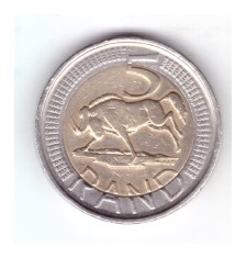 Moneda Africa de Sud 5 rand 2011, stare buna, curata foto