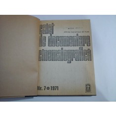 CAIET DE DOCUMENTARE CINEMATOGRAFICA Nr.7 1971 (exemplar xerox) - Arhiva Nationale de Filme