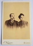 Fotografie Cabinet Atelier Romania Bucuresti Bucuresci Bucarest L. Waisman - Cuplu din epocă 1900