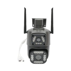 Camera de supraveghere lentila duala 4MP 1080P, WIFI &amp;amp;amp; 4G, PTZ cu senzor de miscare, detectie umana si aplicatie V380 Pro foto